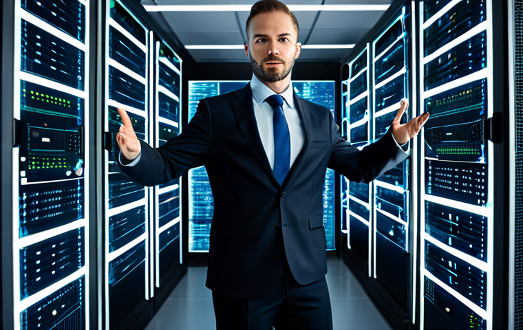 A focused male cybersecurity professional, fully clothed in a modest business suit, standing in a sleek, modern server room. His hands are gesturing towards a dynamic holographic interface displaying interconnected digital shields and flowing data streams, symbolizing adaptive defense and seamless integration of security tools. The environment is clean and well-lit, representing a secure and cutting-edge data center. The image conveys professionalism and control over complex digital landscapes. Safe for work, appropriate content, fully clothed, professional, perfect anatomy, natural pose, well-formed hands, correct proportions, high-resolution, professional photography.
